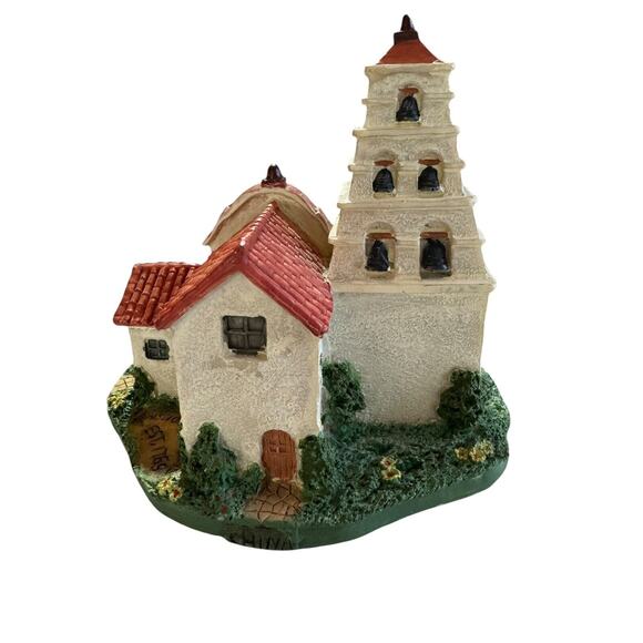 Vintage Mission Style Church Clock‎ Red Roof and Bell Tower Nikko Quartz RARE - Picture 2 of 3
